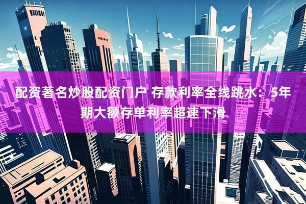 配资著名炒股配资门户 存款利率全线跳水：5年期大额存单利率超速下滑